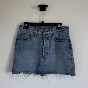 Levis Denim Mini Skirt (Size 28)